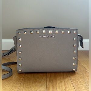 Michael Kors Selma Medium Saffiano Leather Crossbody